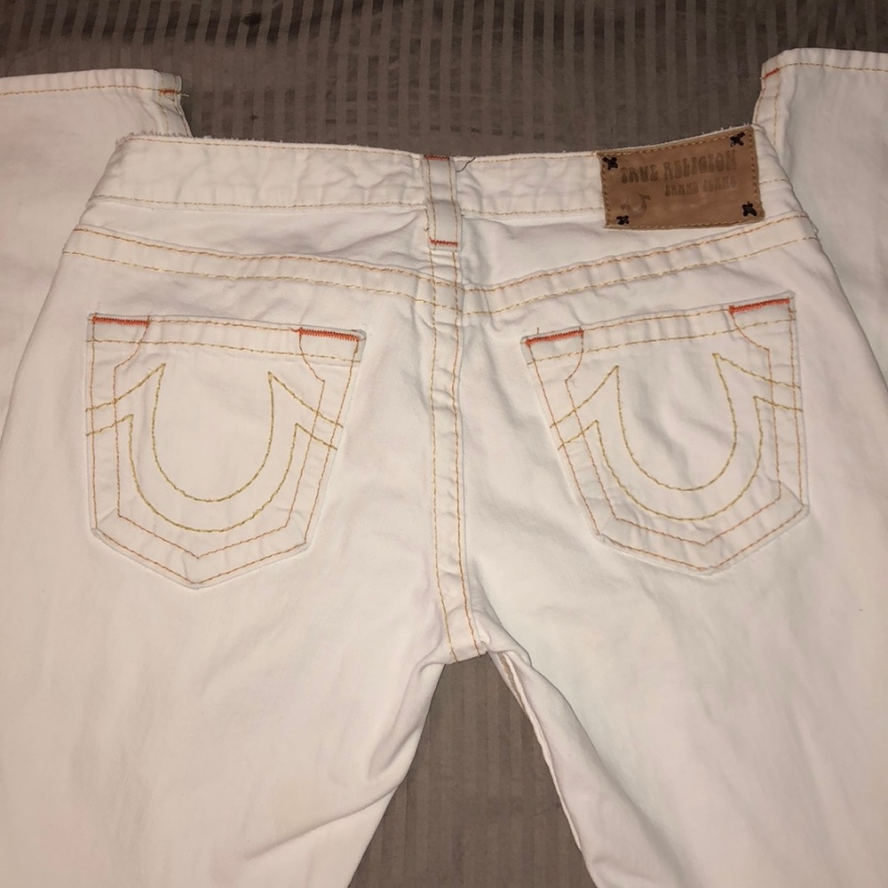 RARE 🦋 WHITE True Religion jeans